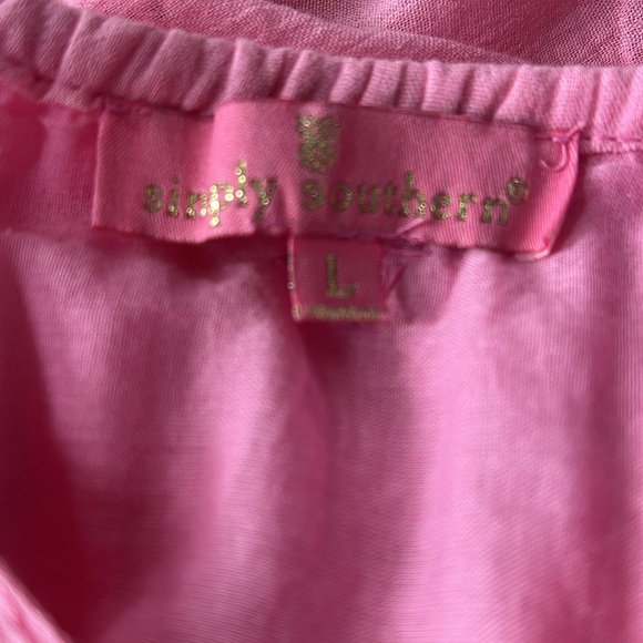 SIMPLY SOUTHERN NWT - PINK MAXI DRESS - SIZE LARGE - Picture 7 of 7